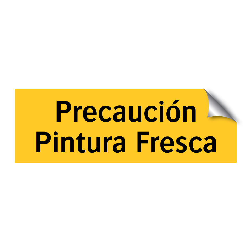 Precaución Pintura Fresca