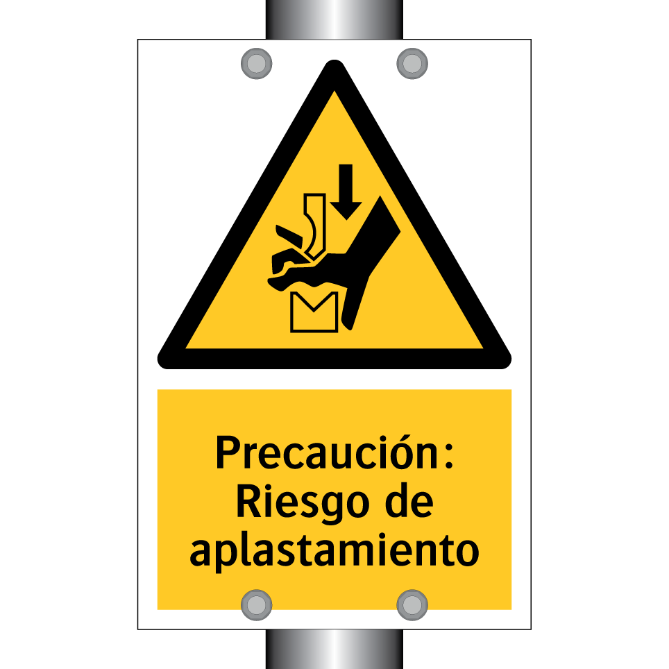 Precaución: Riesgo de aplastamiento