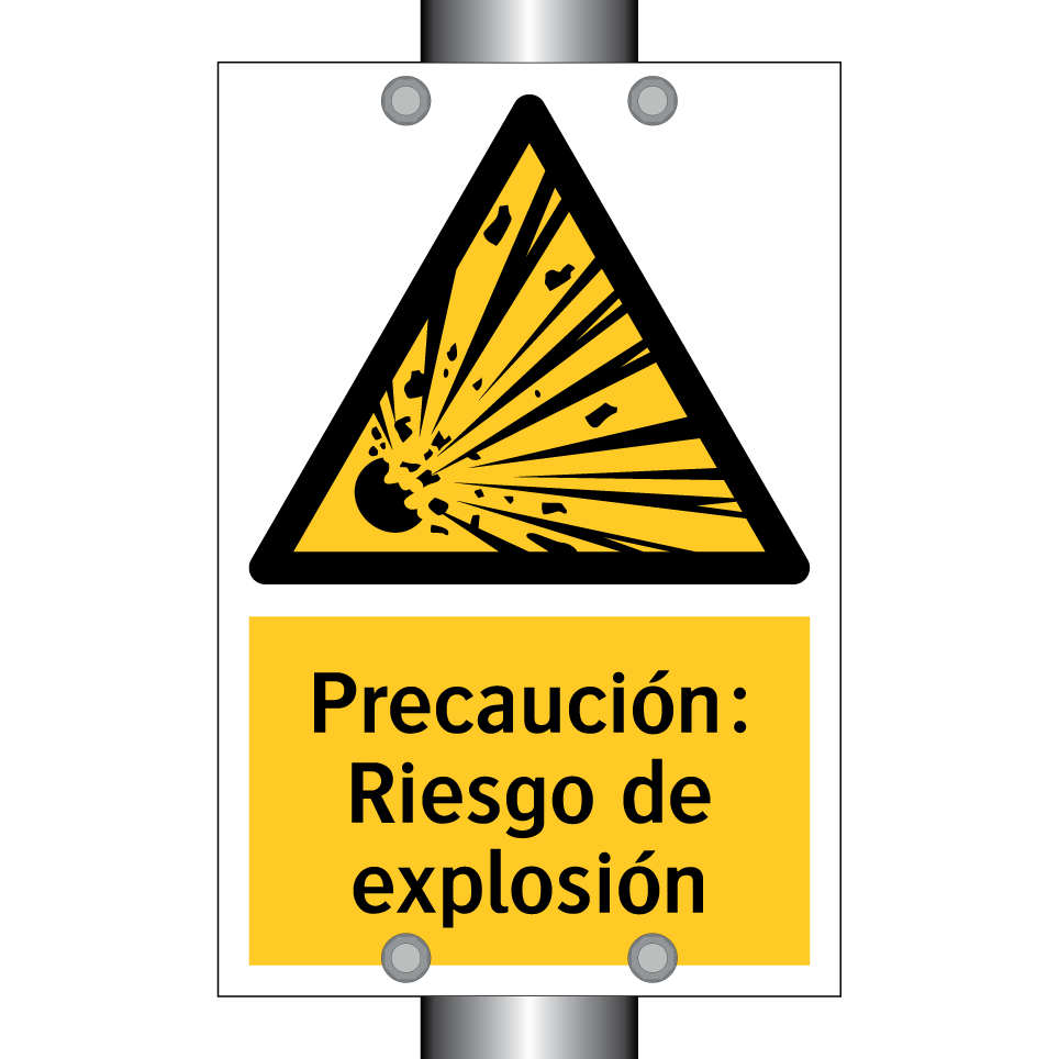 Precaución: Riesgo de explosión