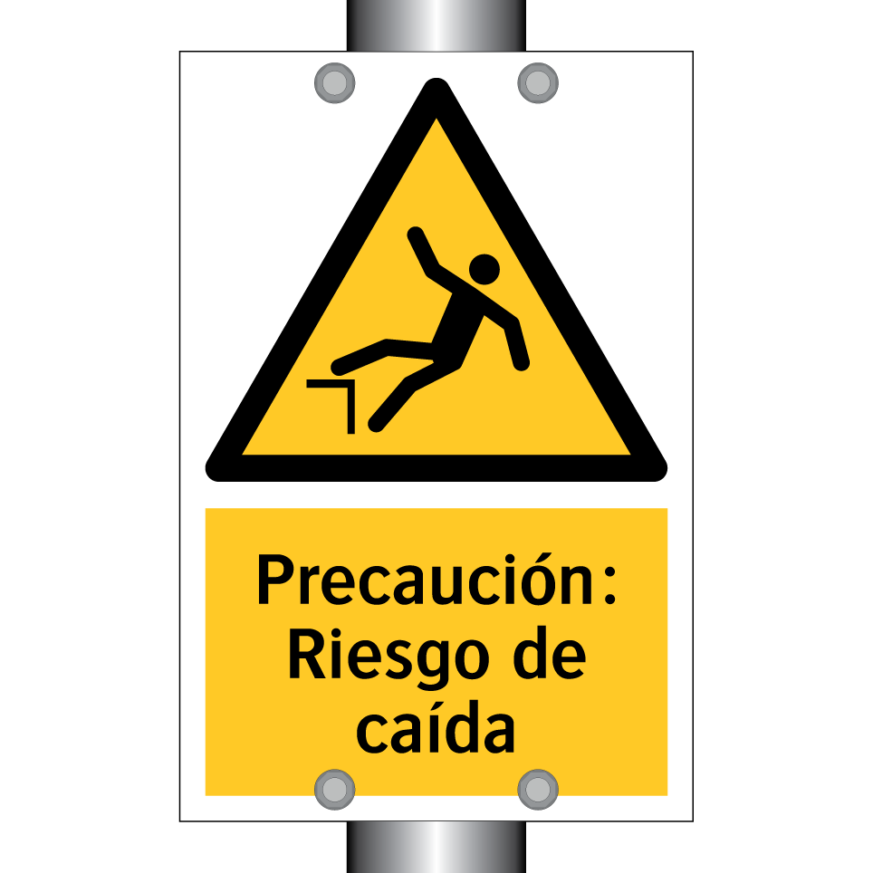 Precaución: Riesgo de caída