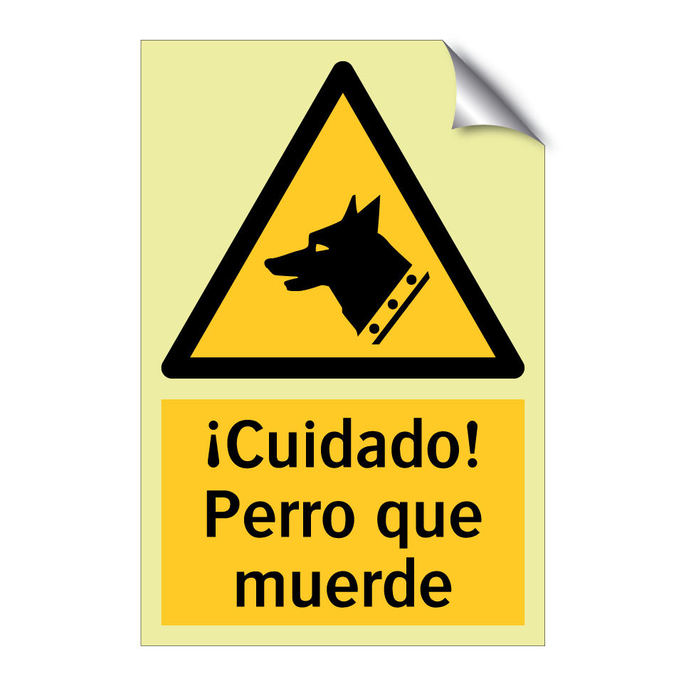 ¡Cuidado! Perro que muerde