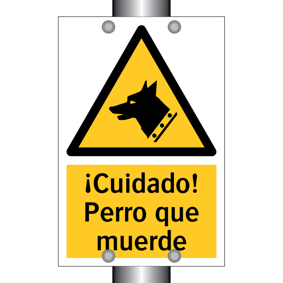 ¡Cuidado! Perro que muerde