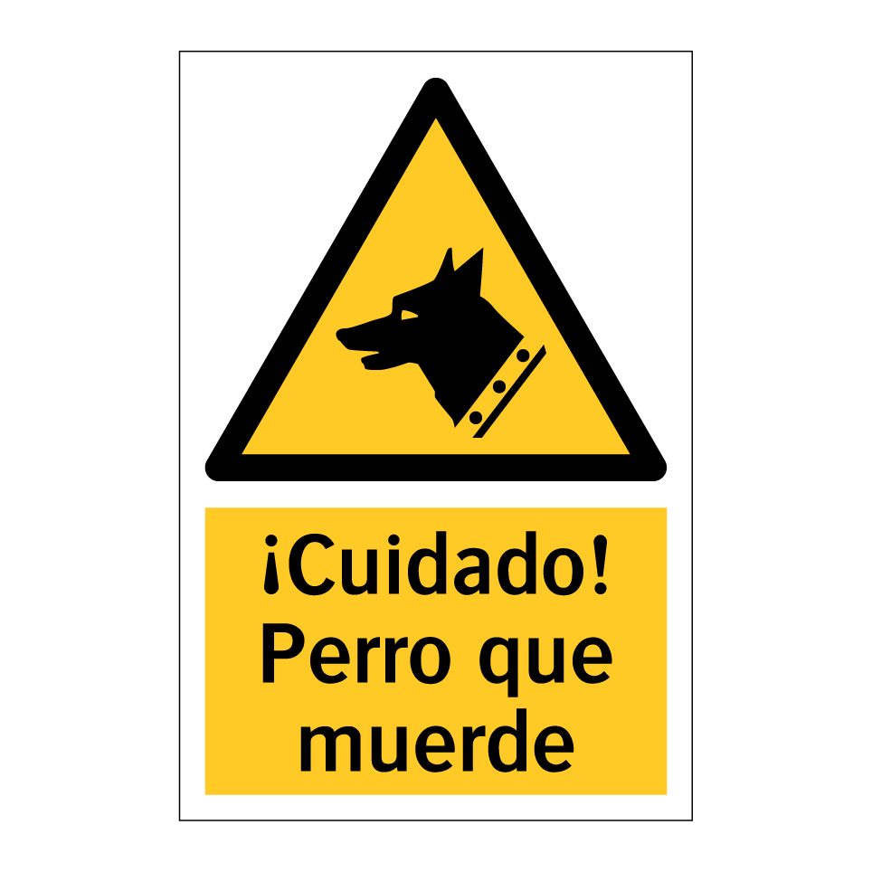 ¡Cuidado! Perro que muerde