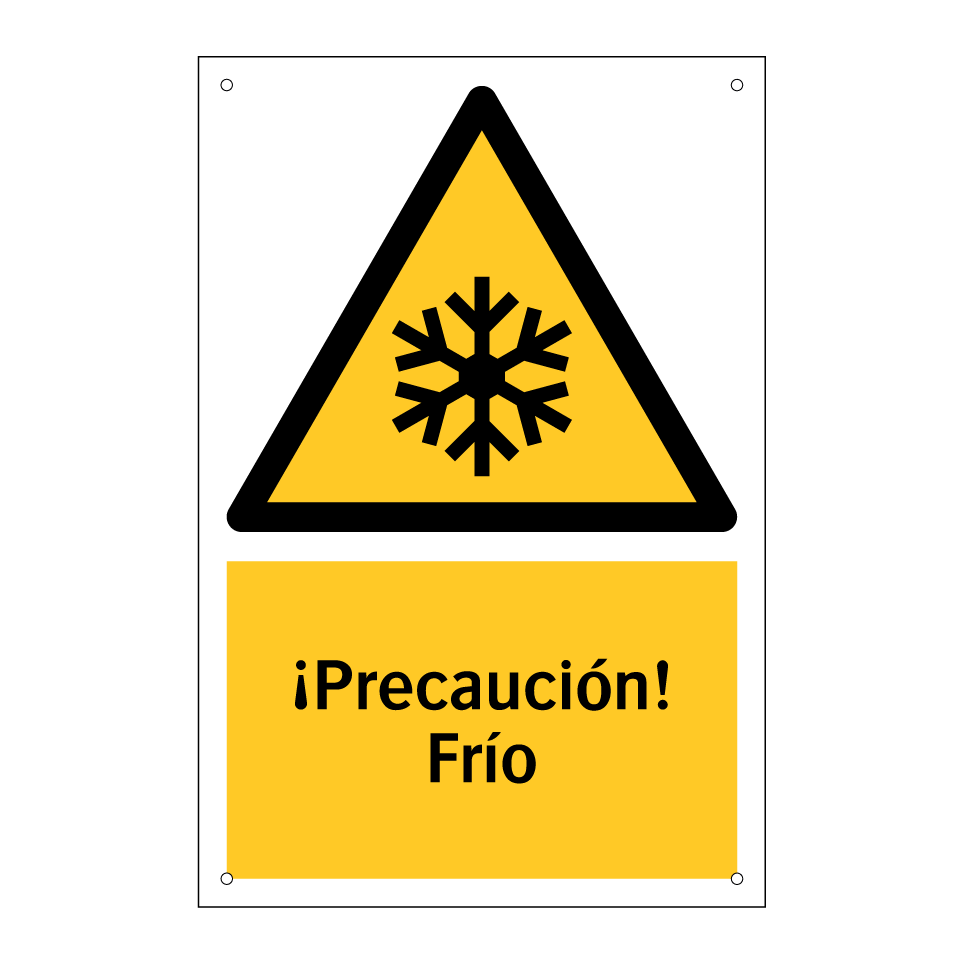 ¡Precaución! Frío