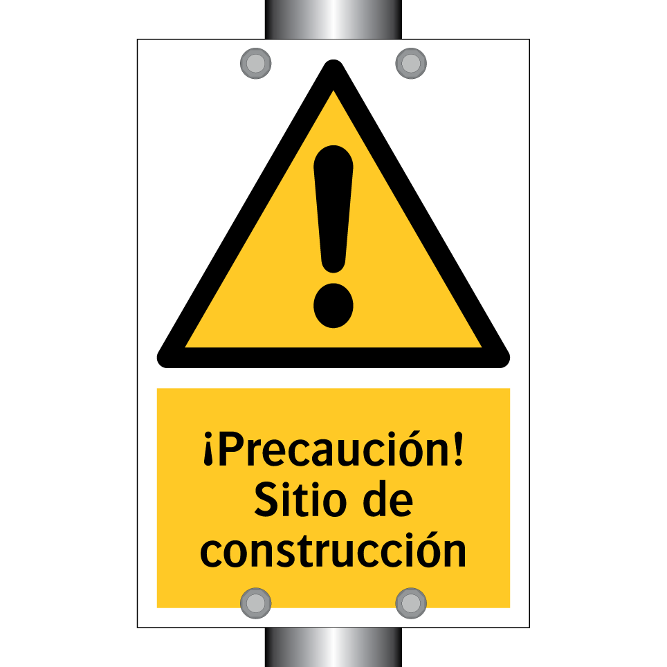 ¡Precaución! Sitio de construcción