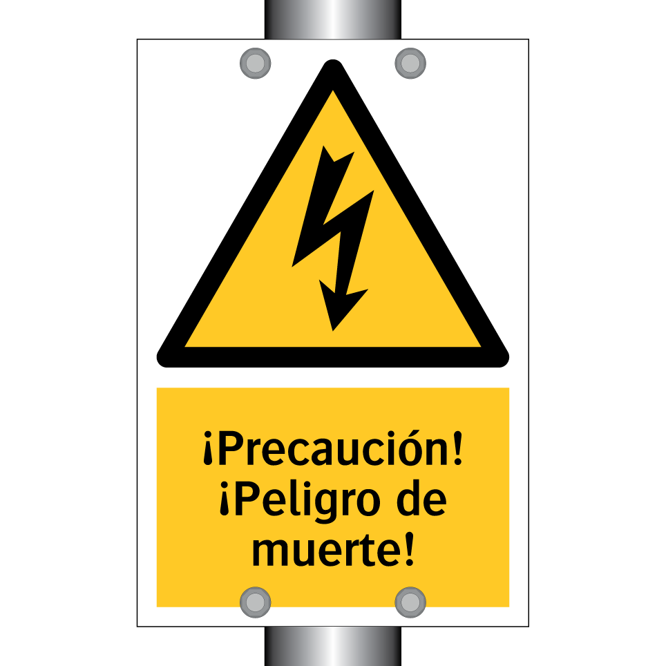 ¡Precaución! ¡Peligro de muerte!