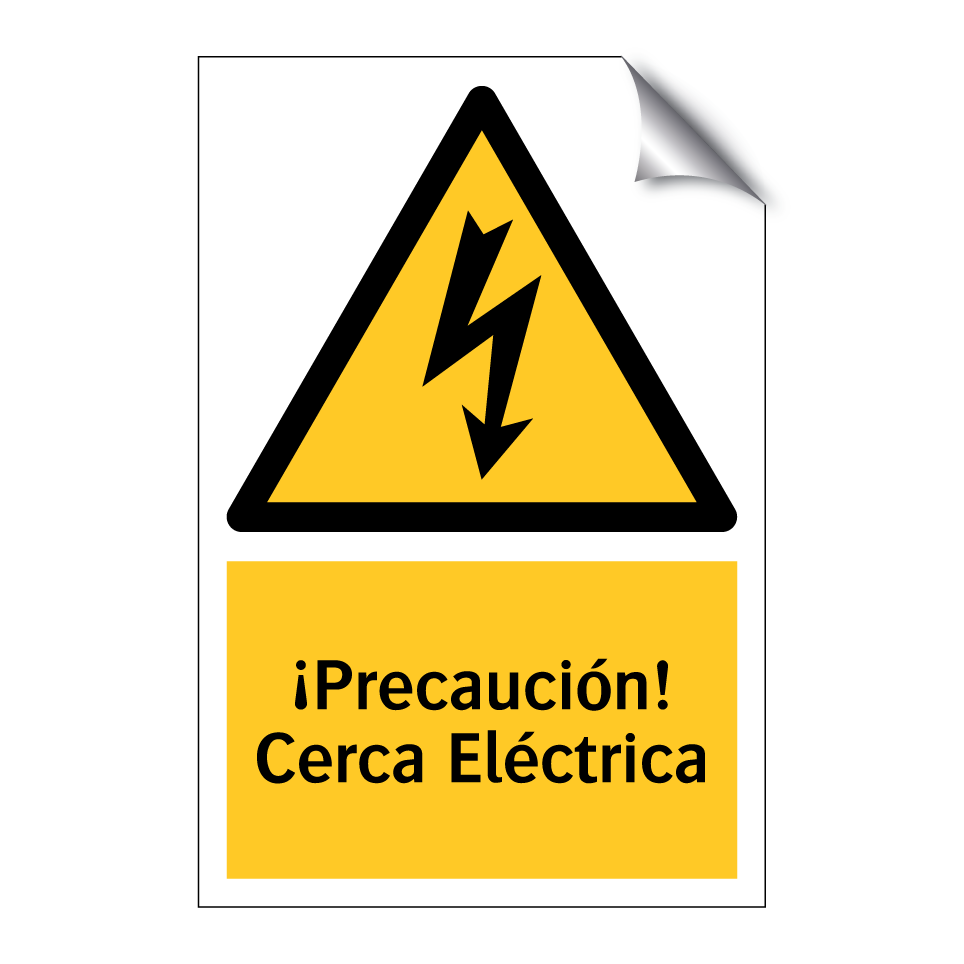 ¡Precaución! Cerca Eléctrica