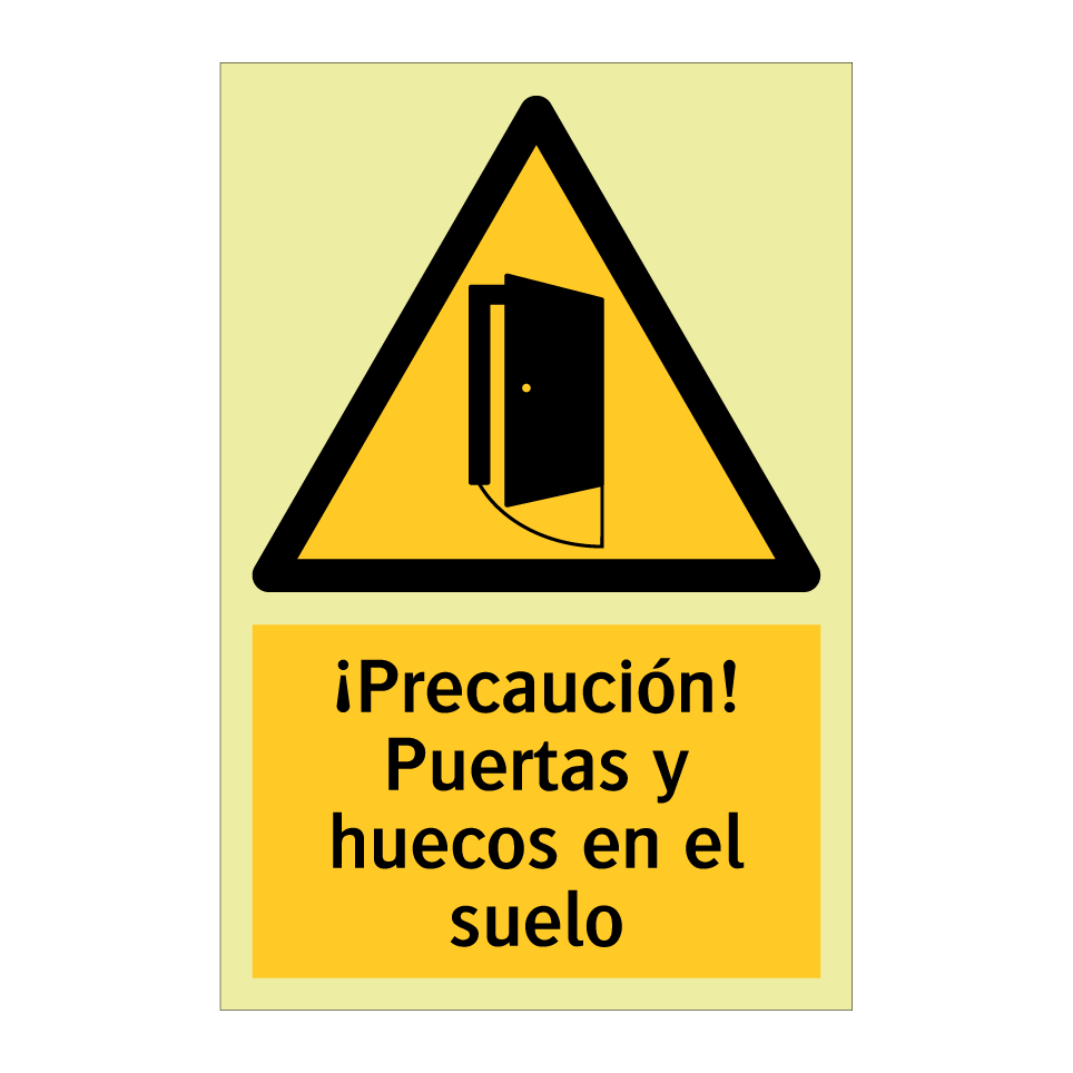 ¡Precaución! Puertas y huecos en el suelo