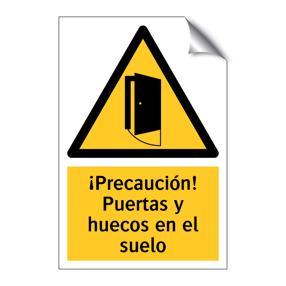 ¡Precaución! Puertas y huecos en el suelo