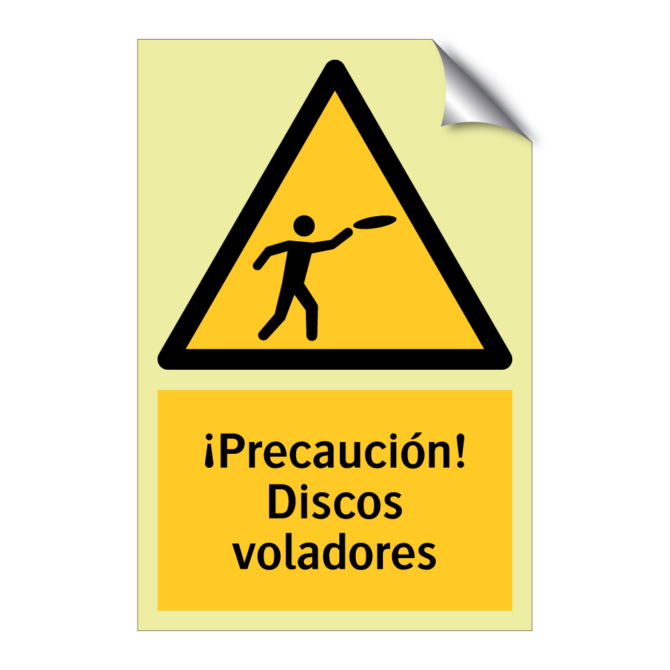 ¡Precaución! Discos voladores