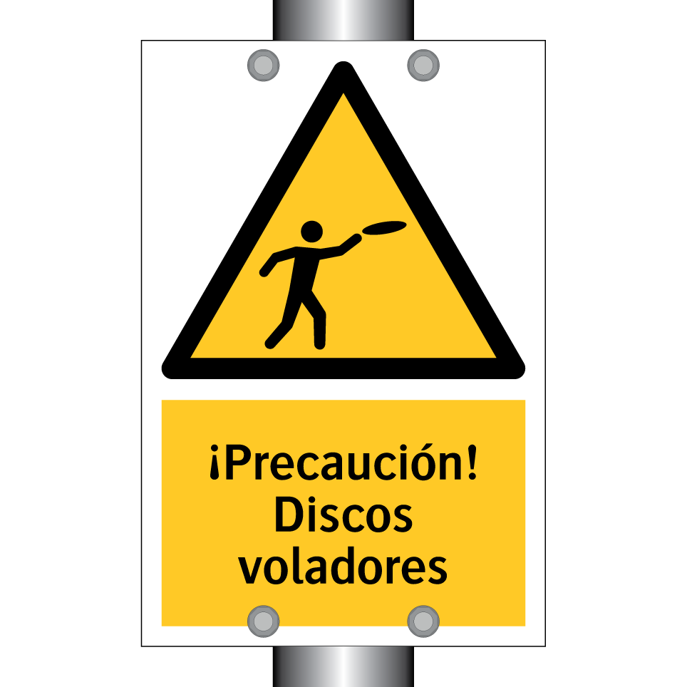 ¡Precaución! Discos voladores