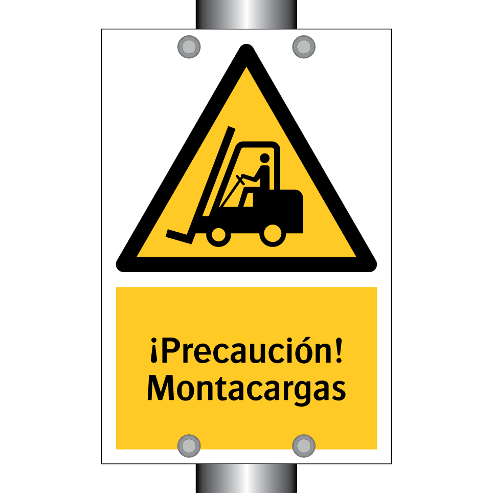 ¡Precaución! Montacargas