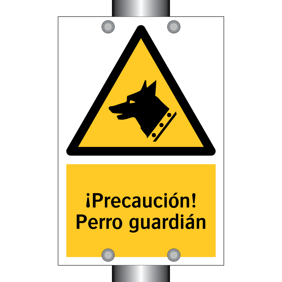 ¡Precaución! Perro guardián