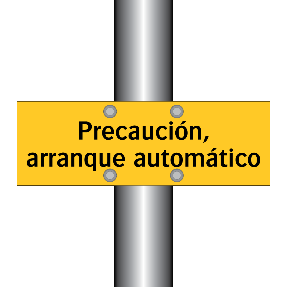 Precaución, arranque automático