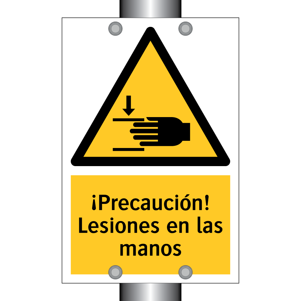 ¡Precaución! Lesiones en las manos