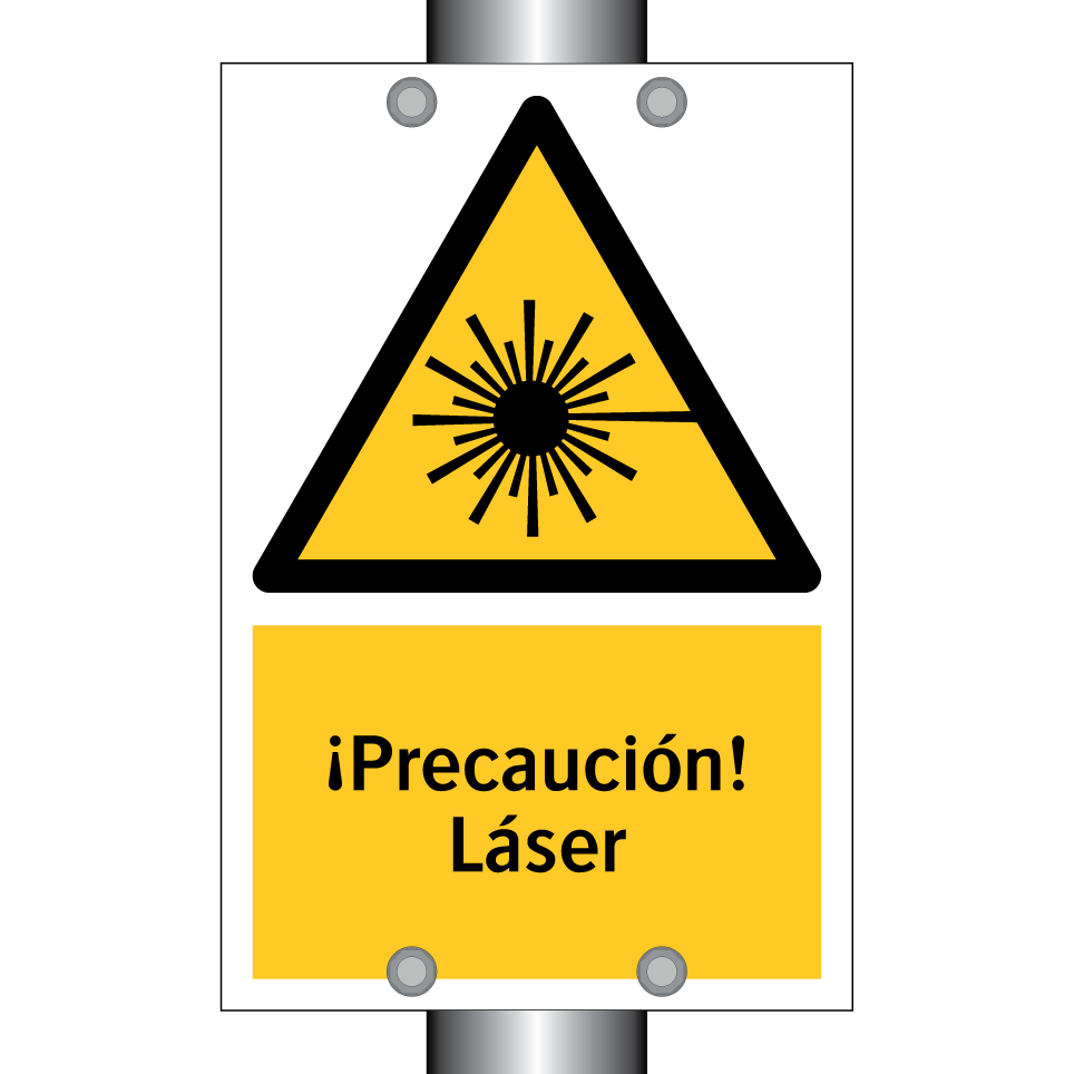 ¡Precaución! Láser