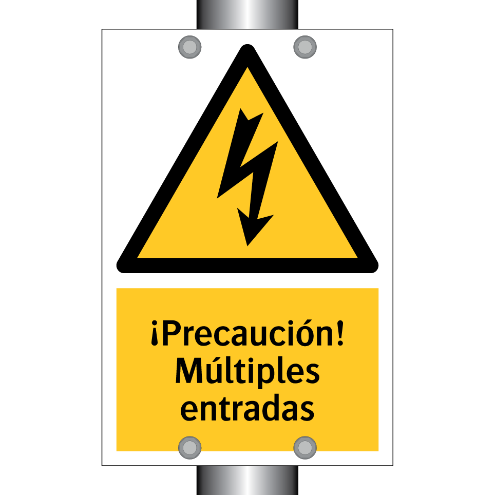 ¡Precaución! Múltiples entradas