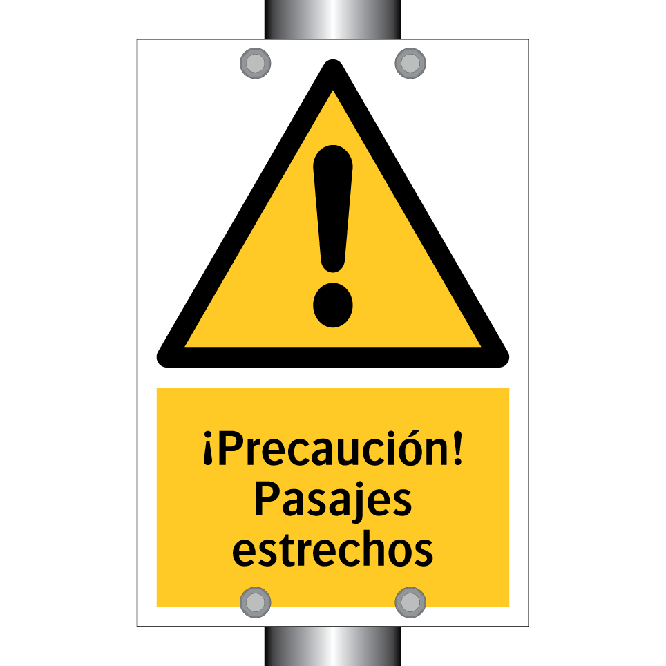 ¡Precaución! Pasajes estrechos