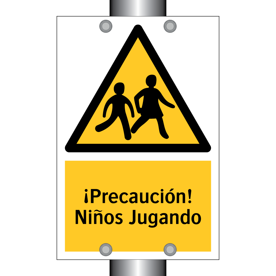 ¡Precaución! Niños Jugando