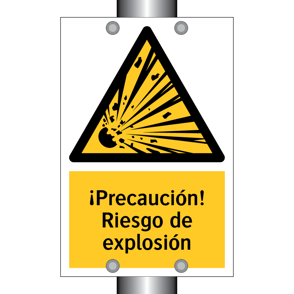 ¡Precaución! Riesgo de explosión
