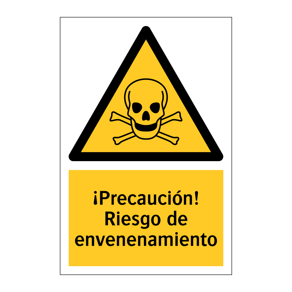 ¡Precaución! Riesgo de envenenamiento