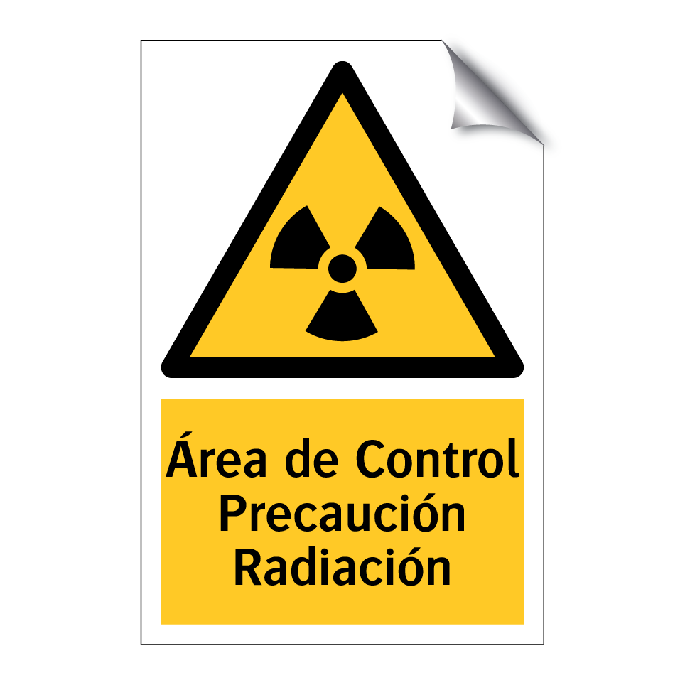 Área de Control Precaución Radiación