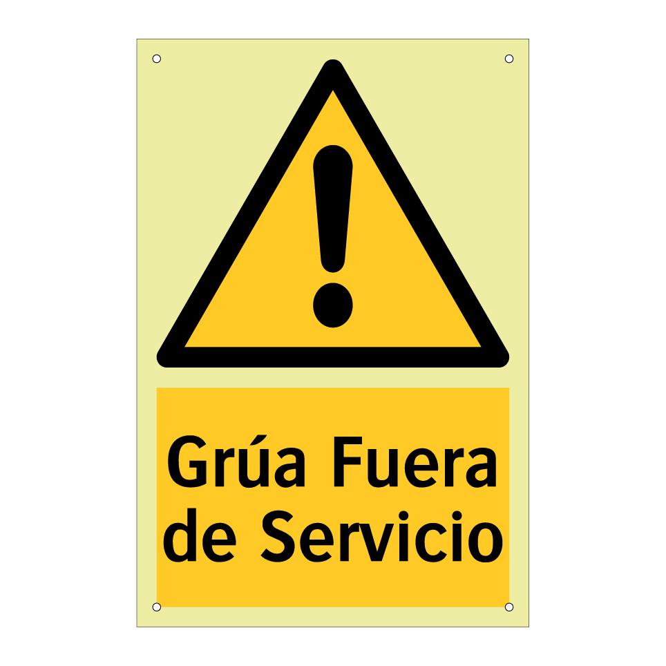 Grúa Fuera de Servicio