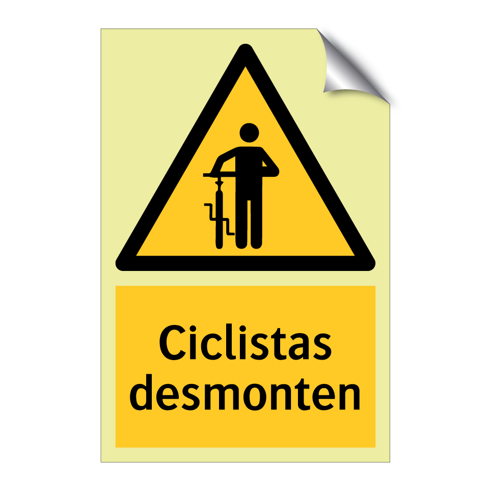 Ciclistas desmonten