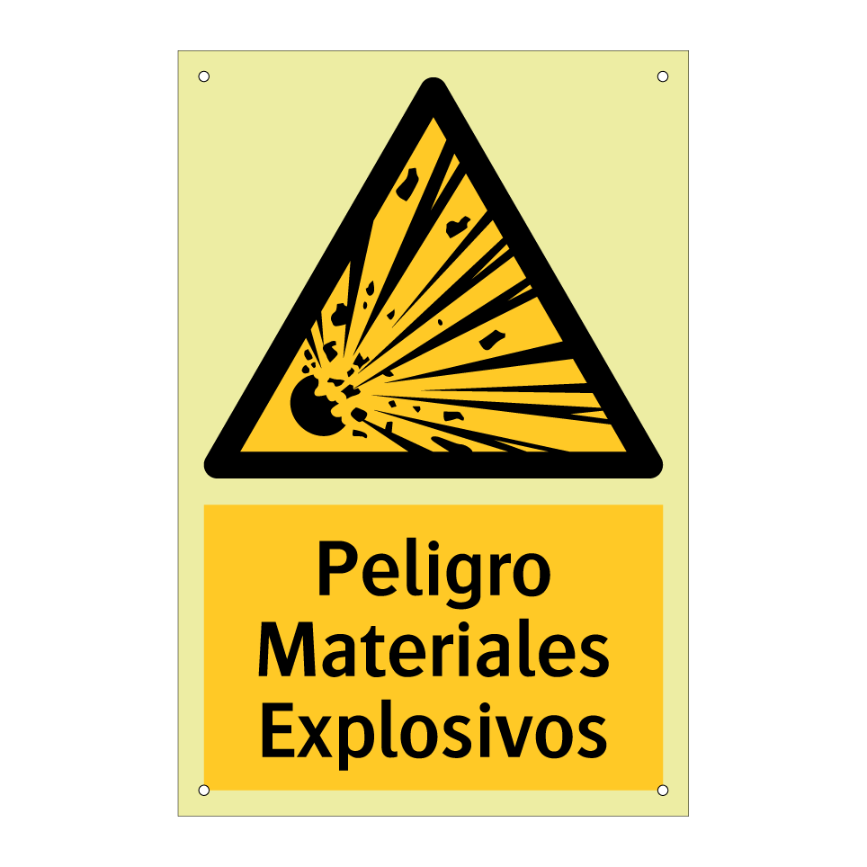 Peligro Materiales Explosivos