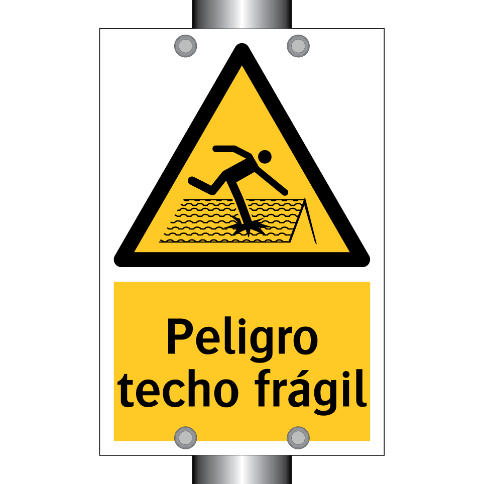 Peligro techo frágil
