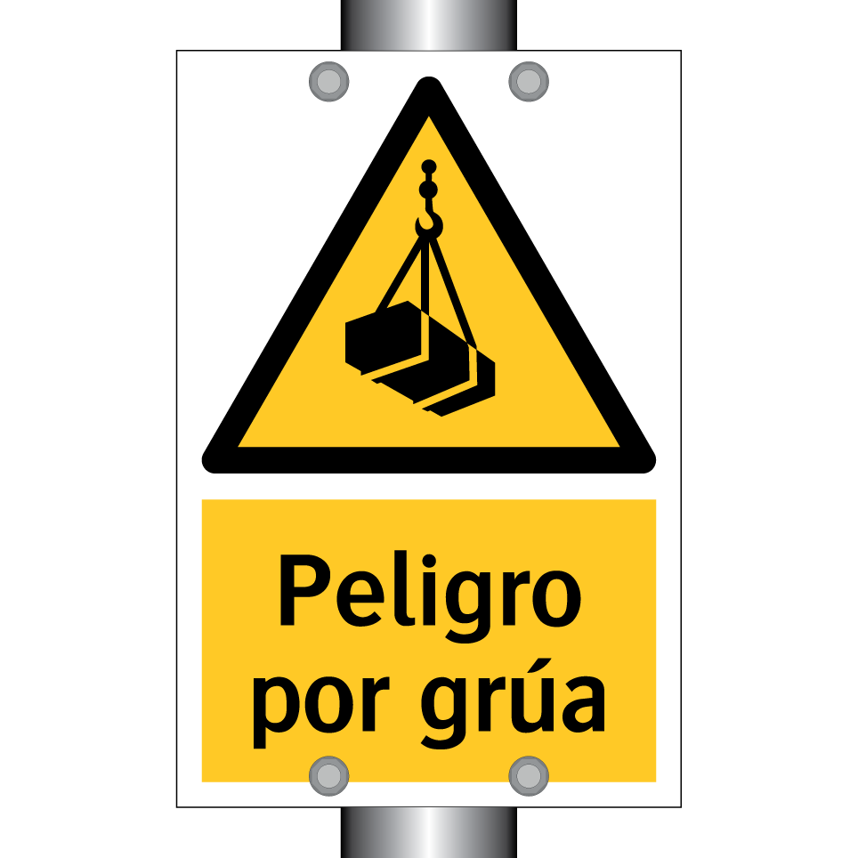 Peligro por grúa