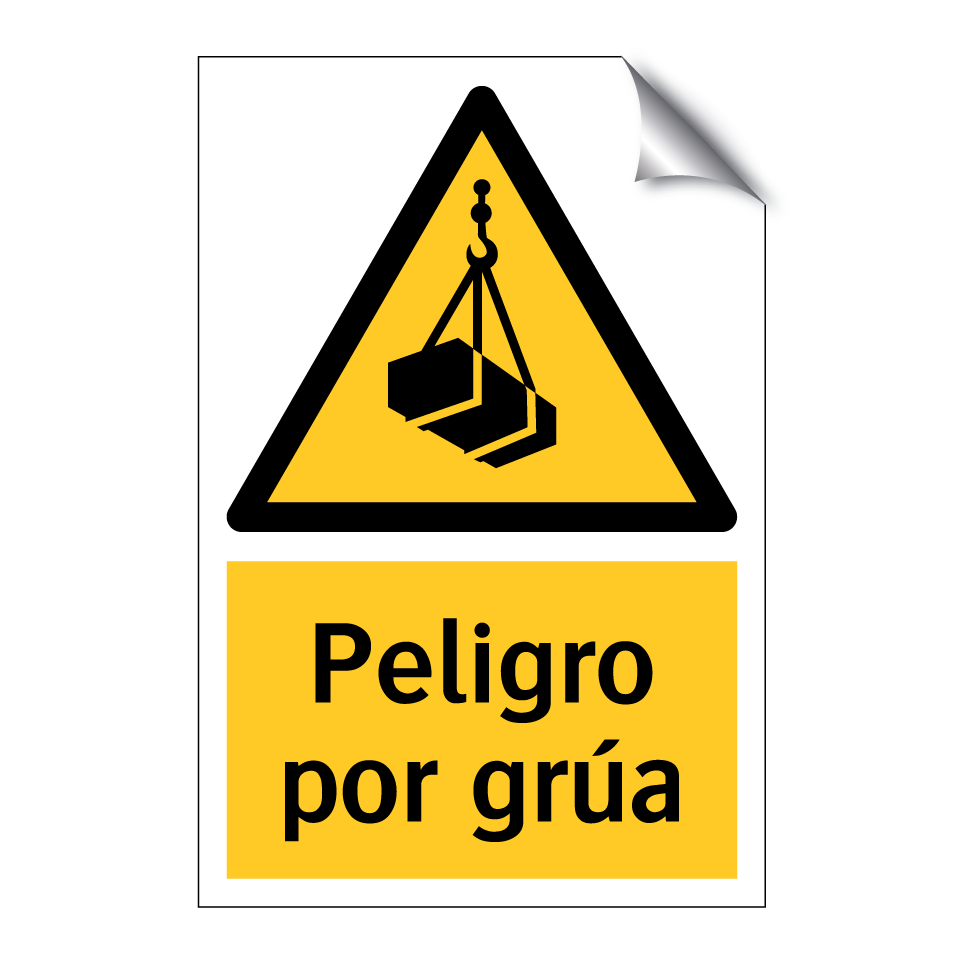 Peligro por grúa