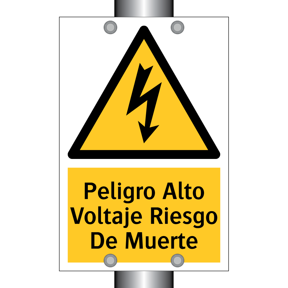 Peligro Alto Voltaje Riesgo De Muerte