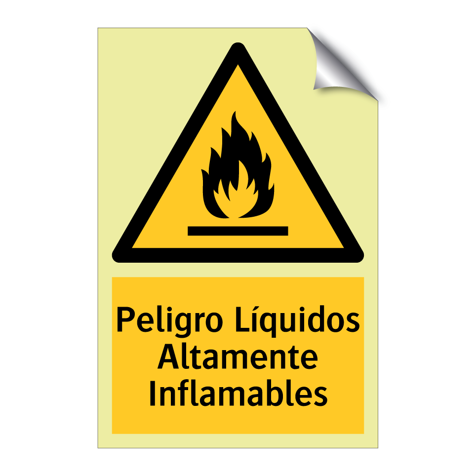Peligro Líquidos Altamente Inflamables
