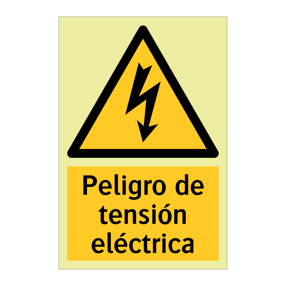 Peligro de tensión eléctrica