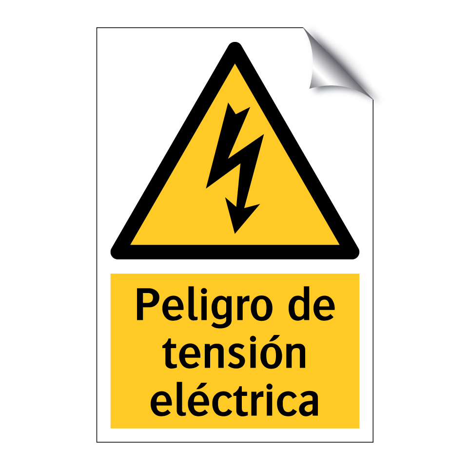 Peligro de tensión eléctrica