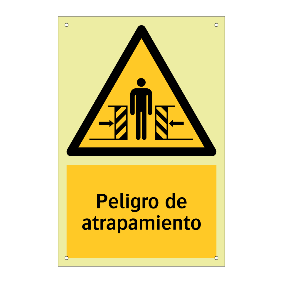 Peligro de atrapamiento
