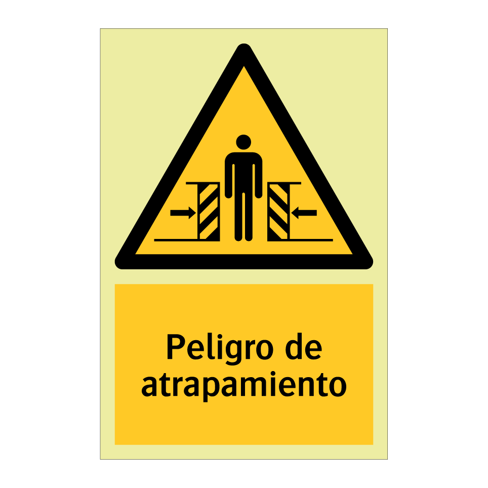 Peligro de atrapamiento