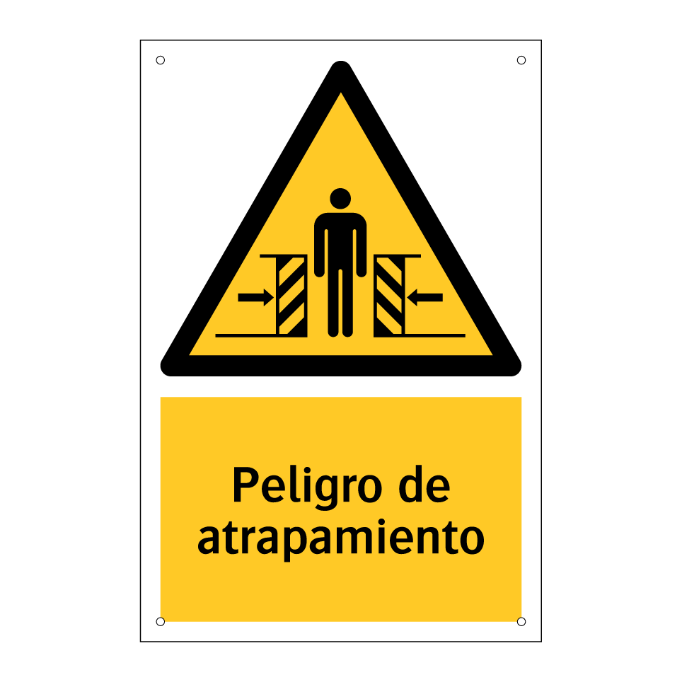 Peligro de atrapamiento