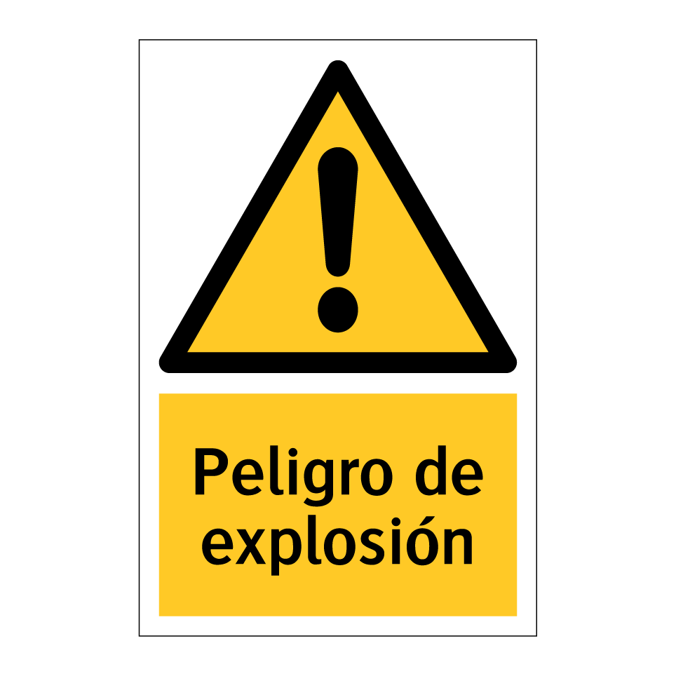 Peligro de explosión