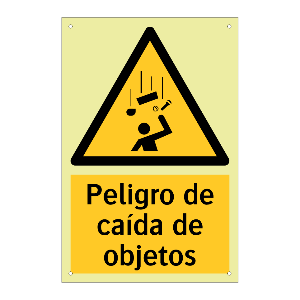 Peligro de caída de objetos