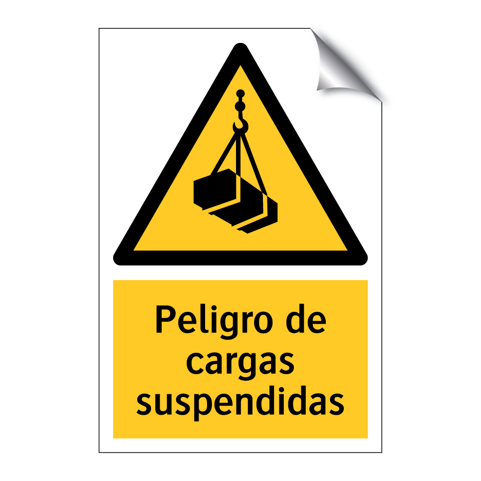 Peligro de cargas suspendidas