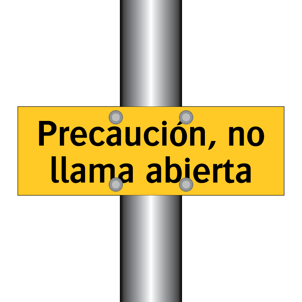 Precaución, no llama abierta