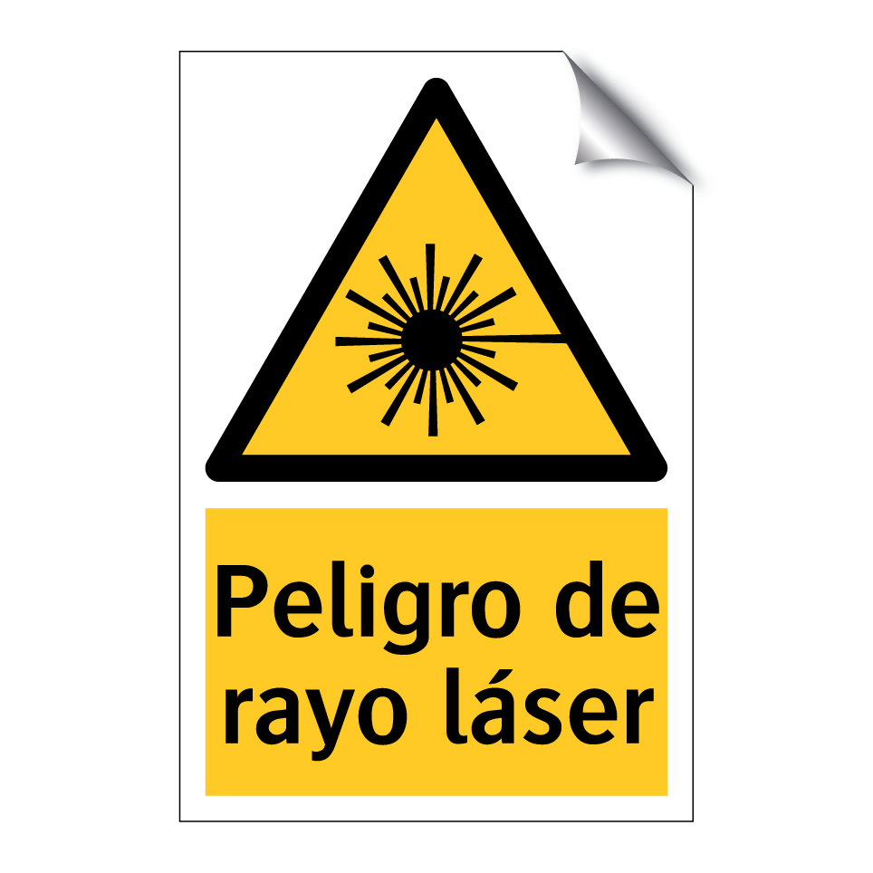 Peligro de rayo láser