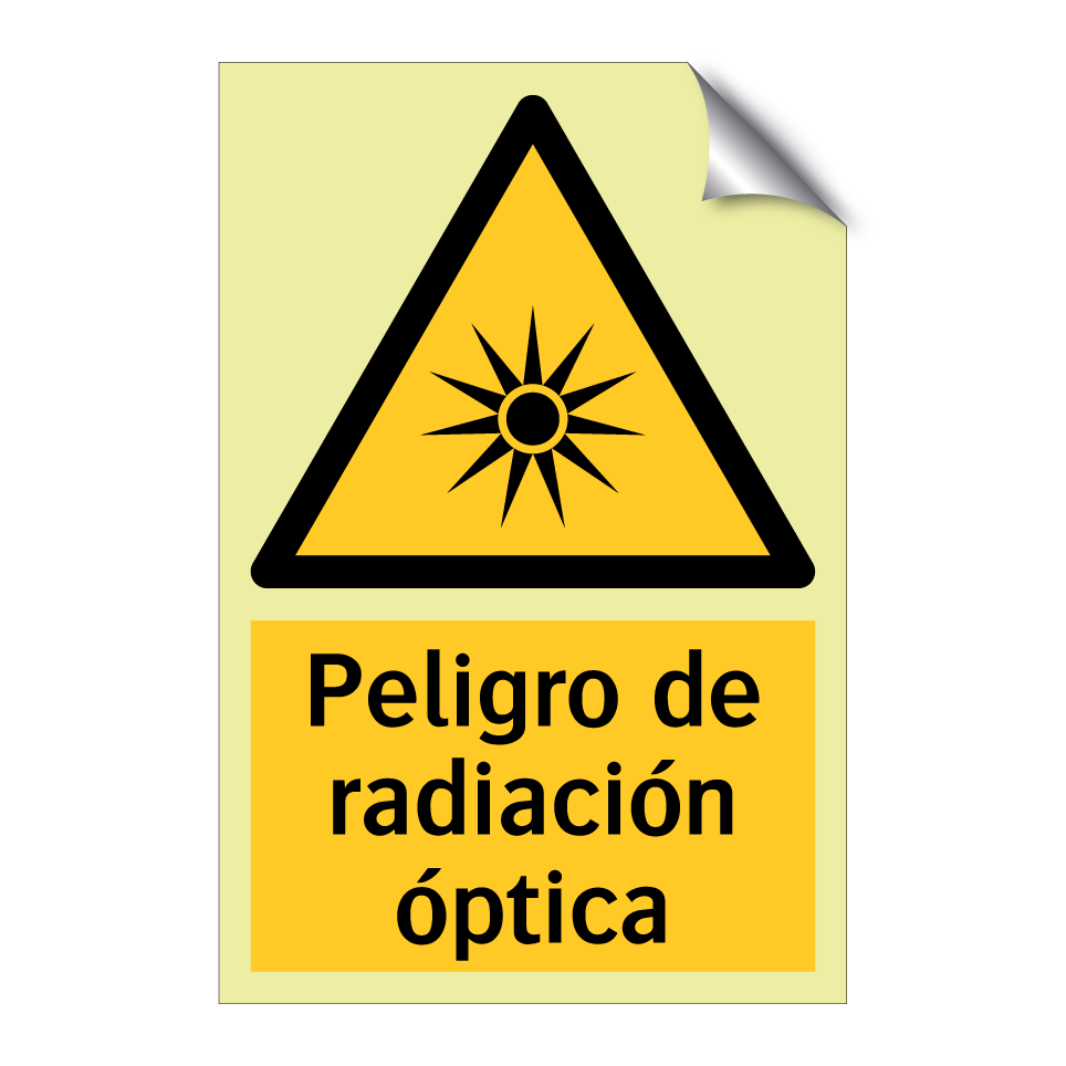 Peligro de radiación óptica