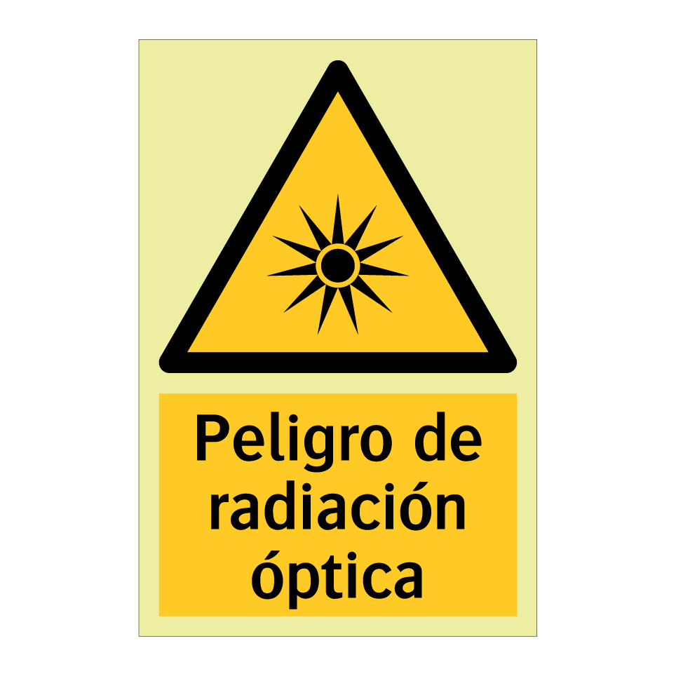 Peligro de radiación óptica