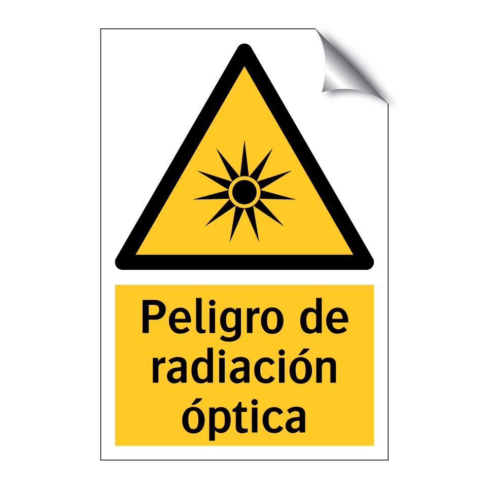 Peligro de radiación óptica