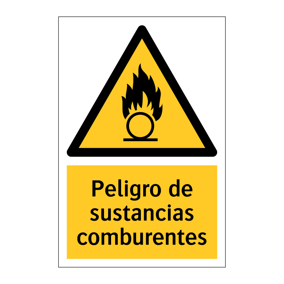 Peligro de sustancias comburentes