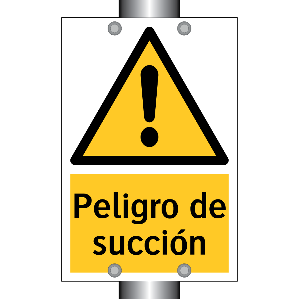 Peligro de succión