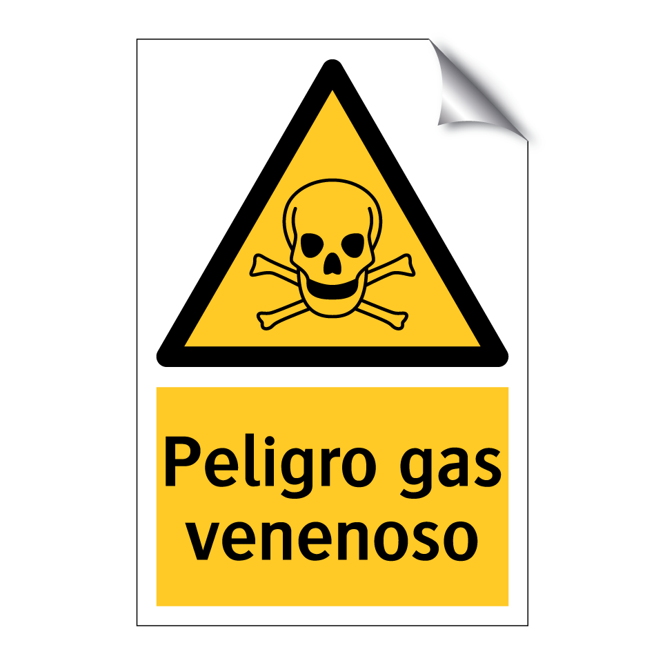 Peligro gas venenoso